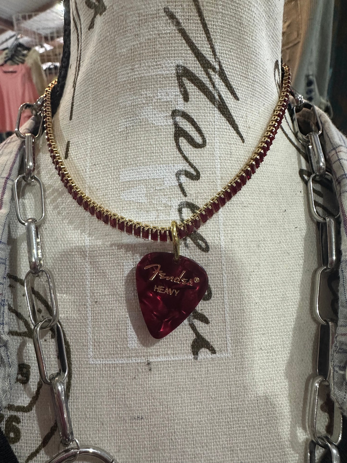 Guitar Pick Necklace