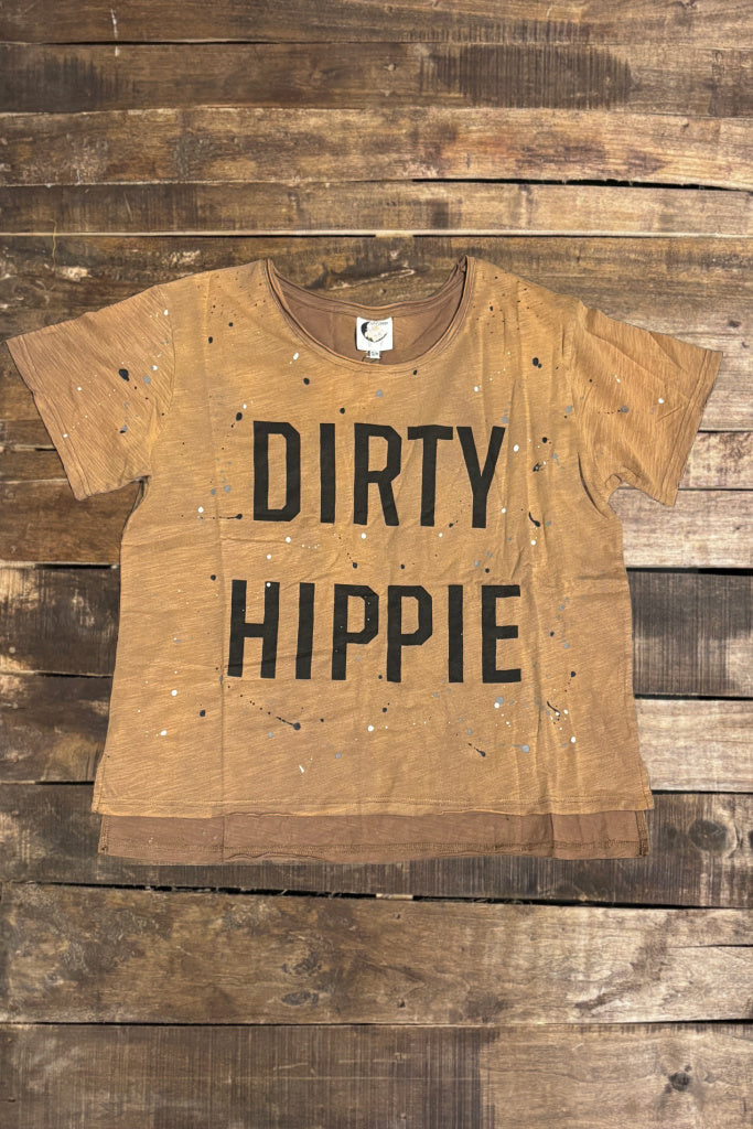Dirty Hippie Tee - Vintage Chocolate