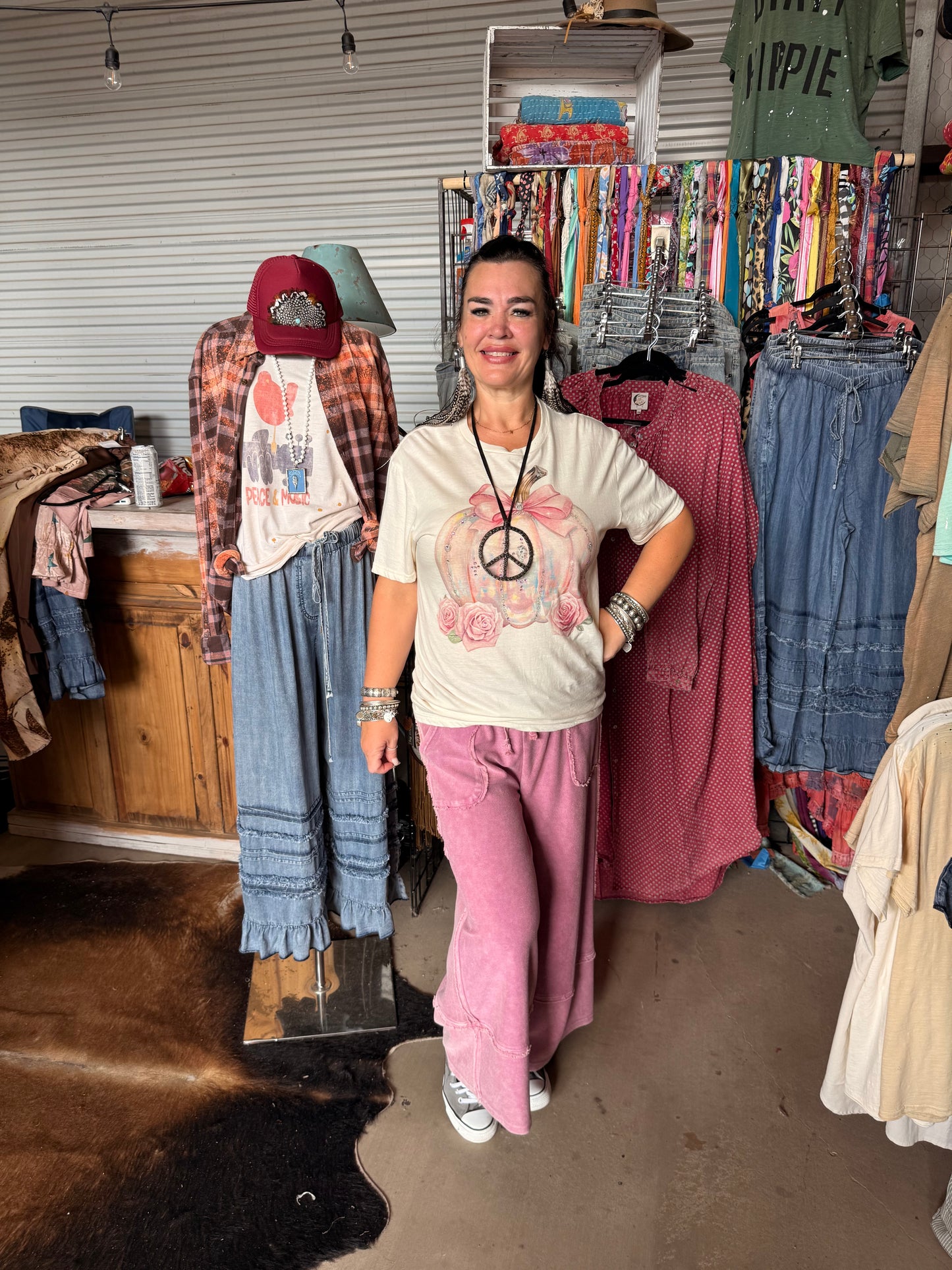 Pumpkin shirt pink pant bundle