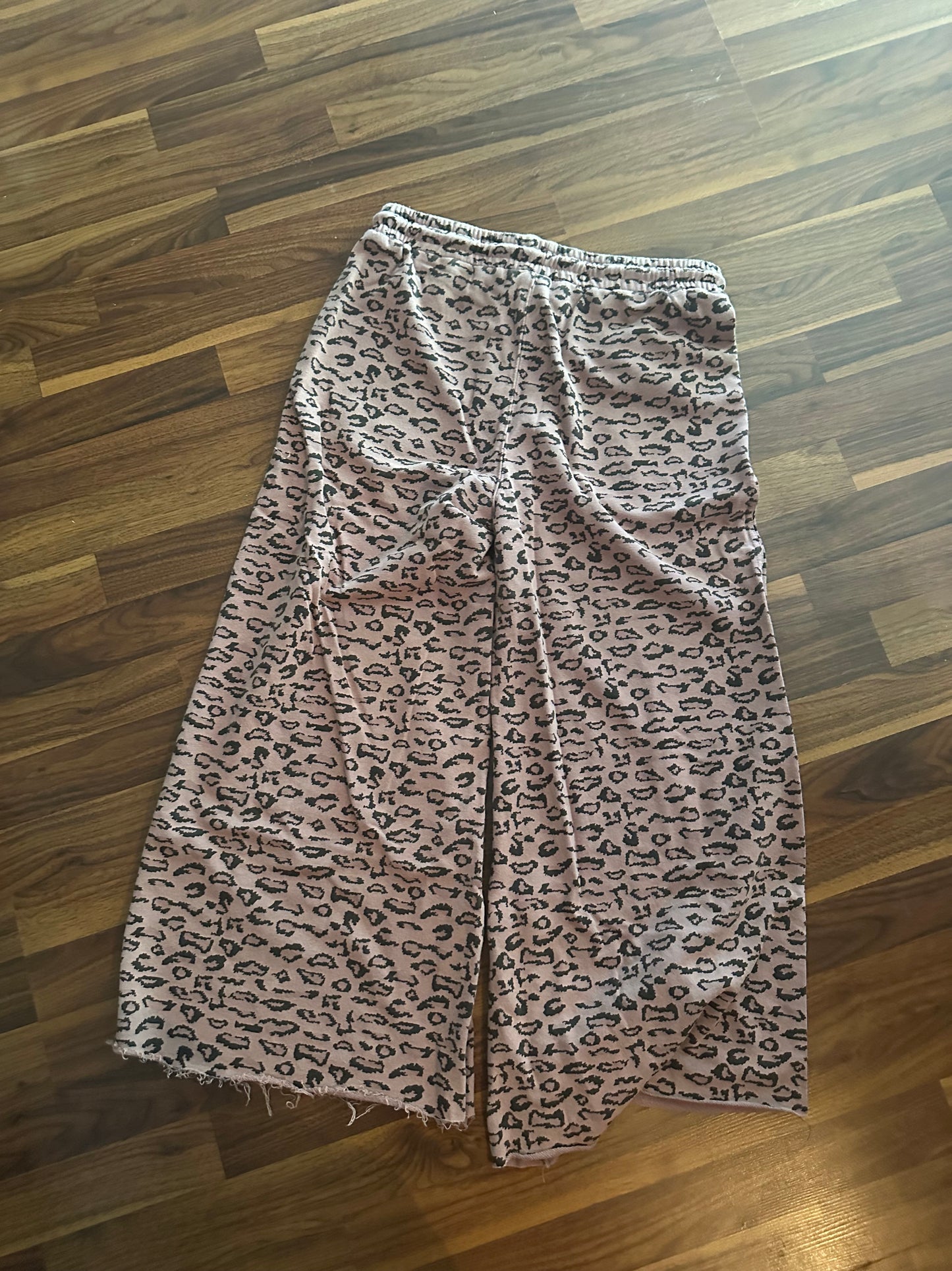 Easel Mocha Animal Print Pants