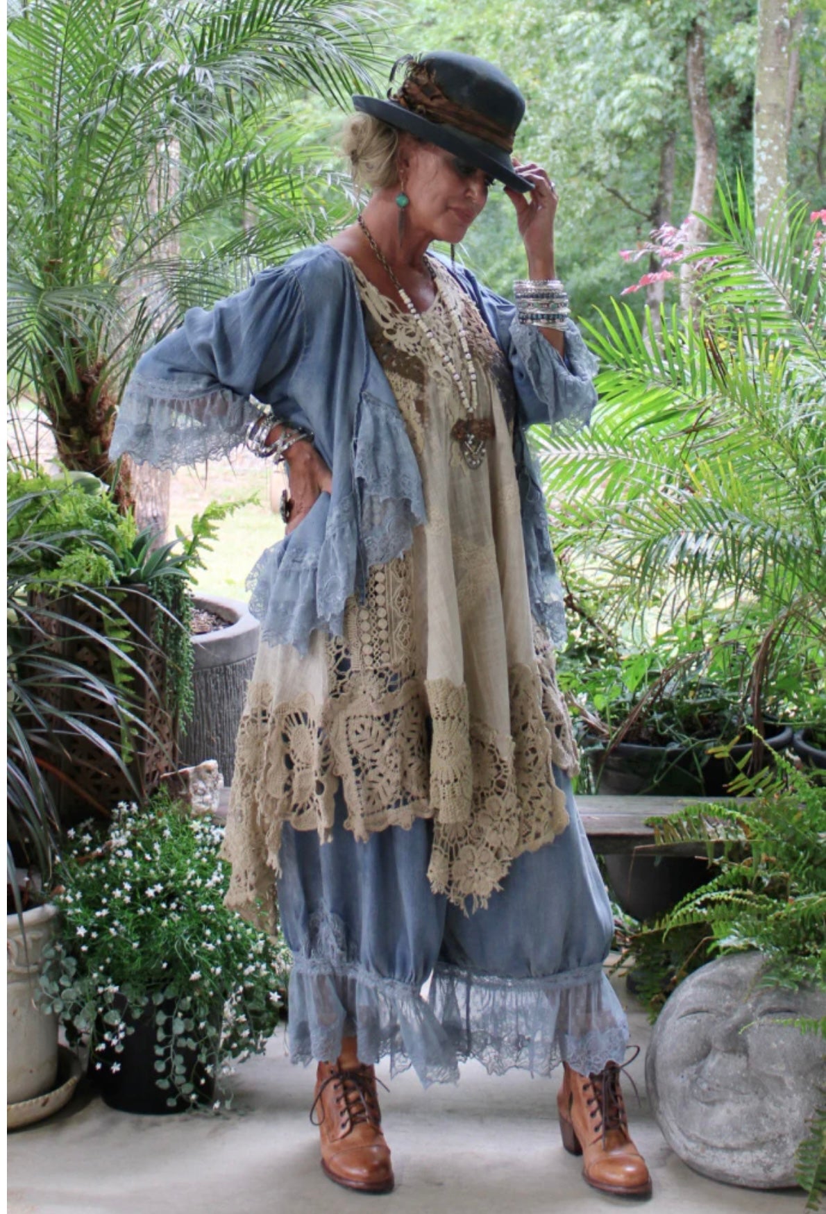 Alluring Romance Jacket - Chambray