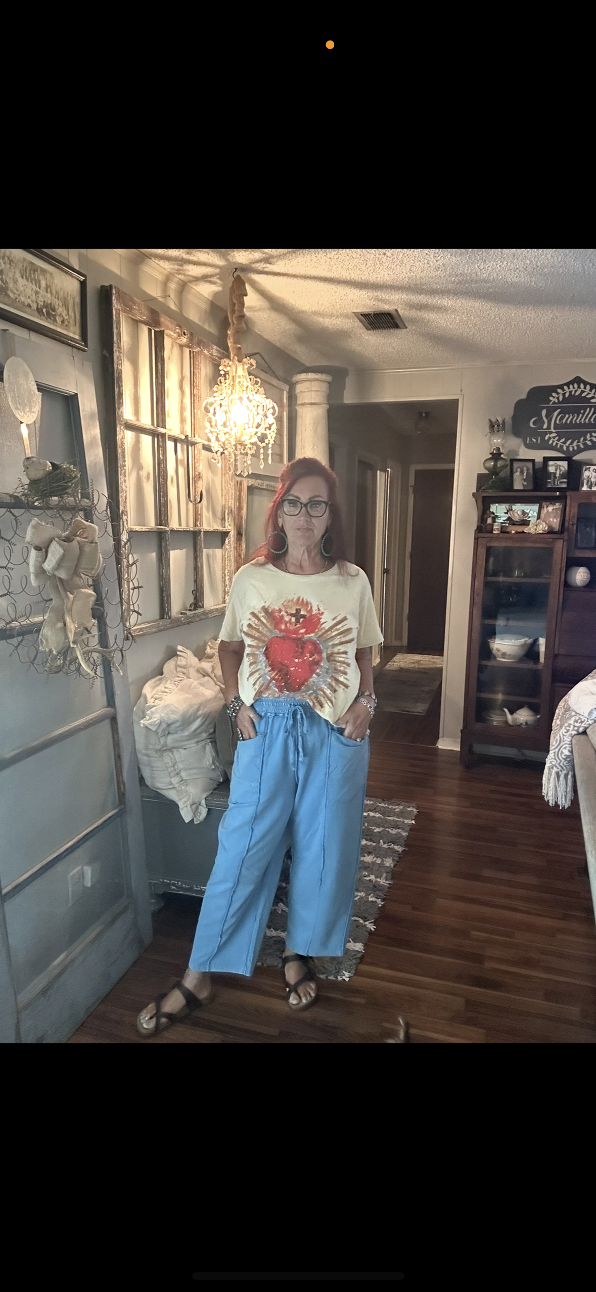 Easel terry cloth pants