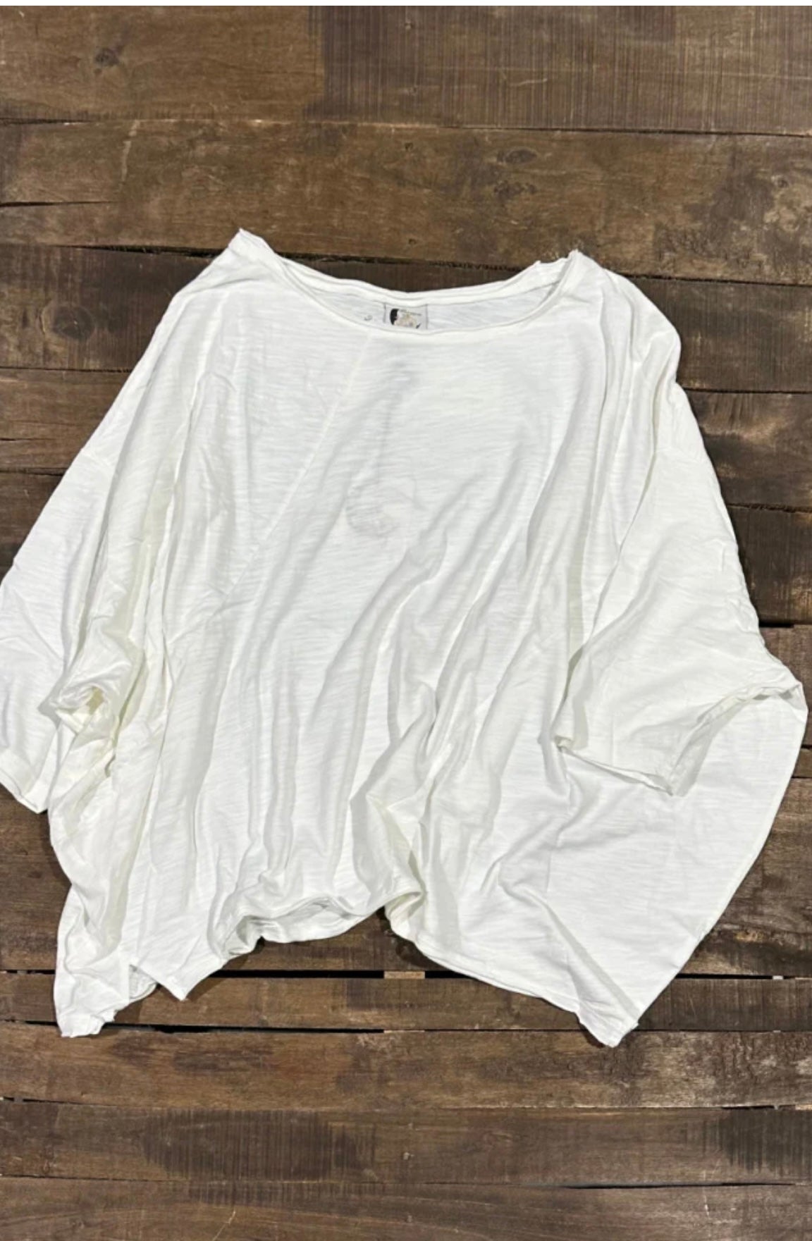 Be Free Top - Parchment