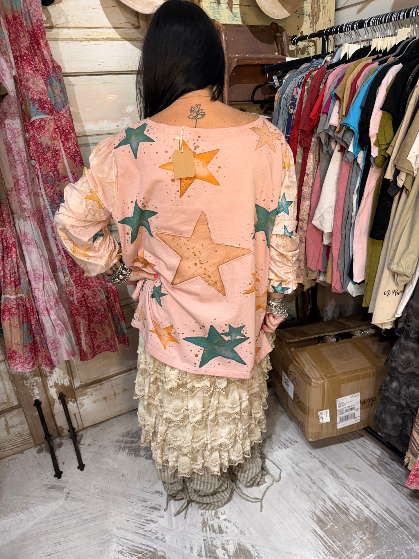 Pink Christmas Tree Shirt