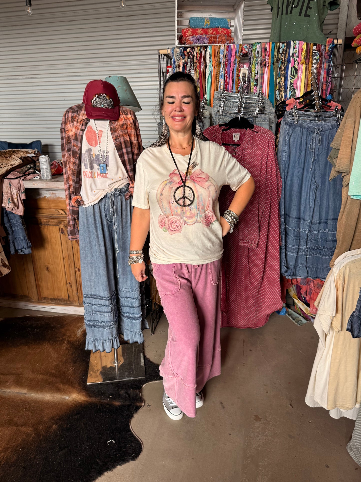 Pumpkin shirt pink pant bundle