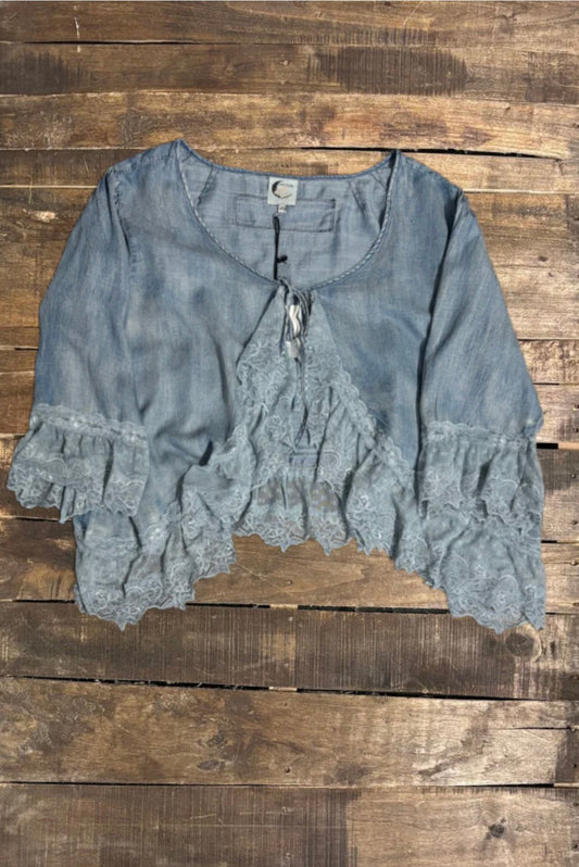 Alluring Romance Jacket - Chambray
