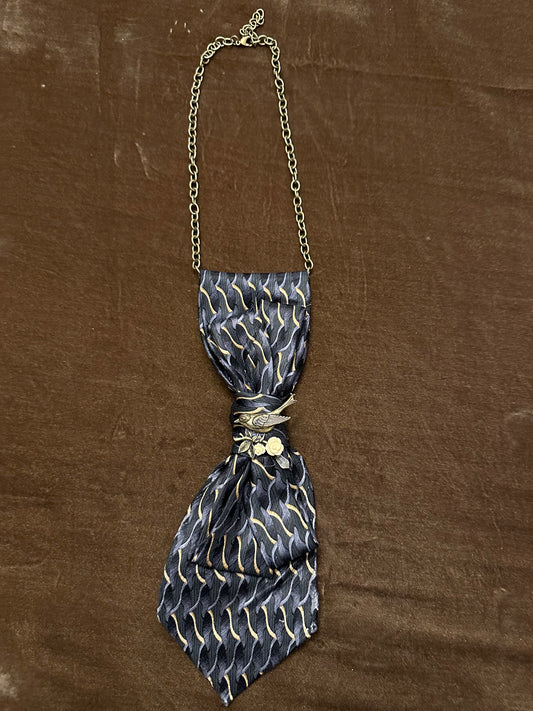 Vintage Tie Necklace