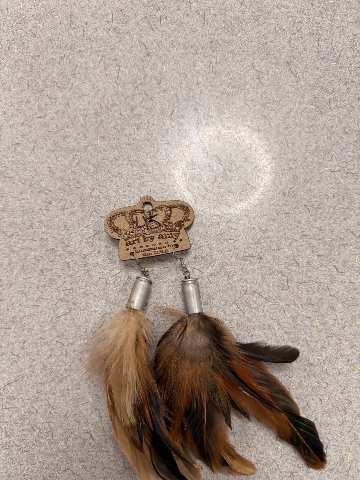 Art By Amy Feather Earrings