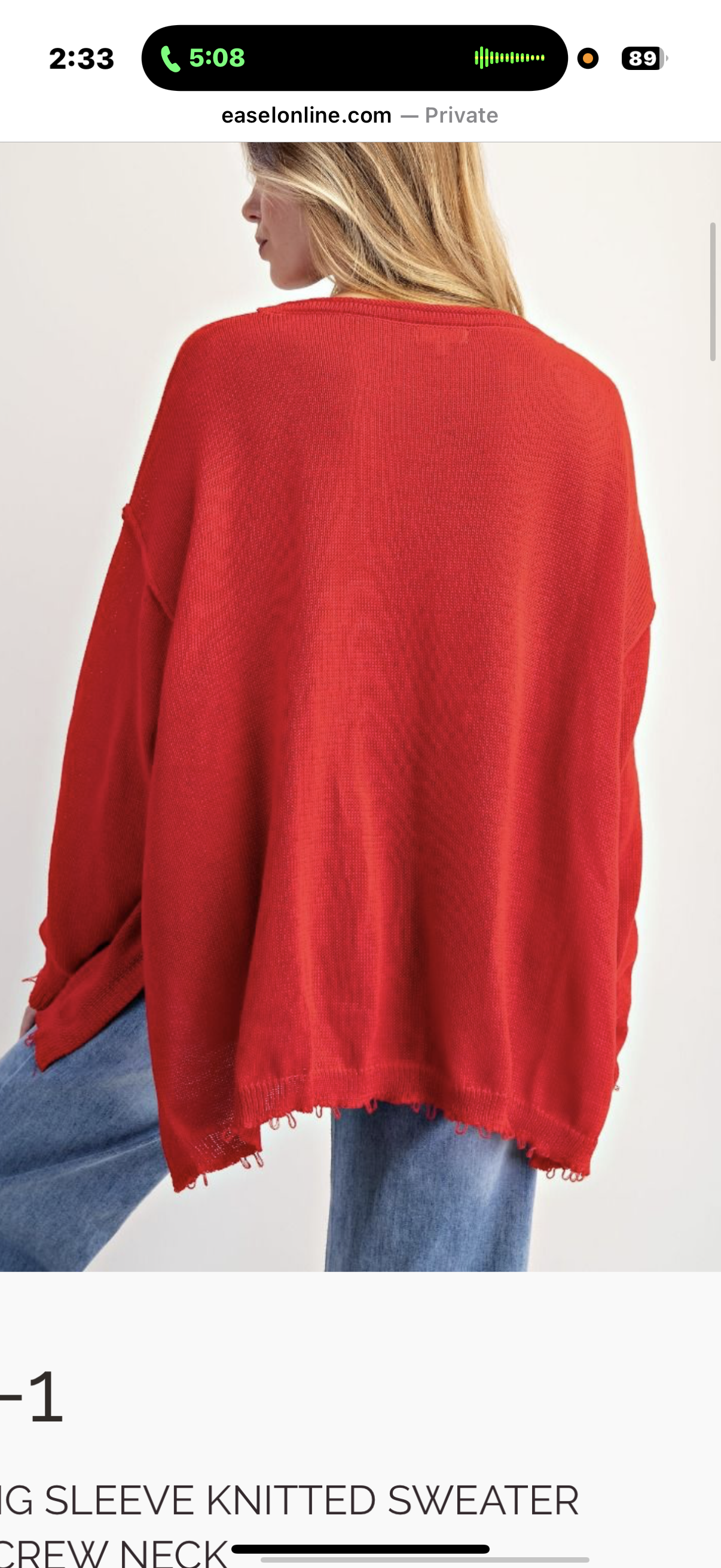 Easel sweater