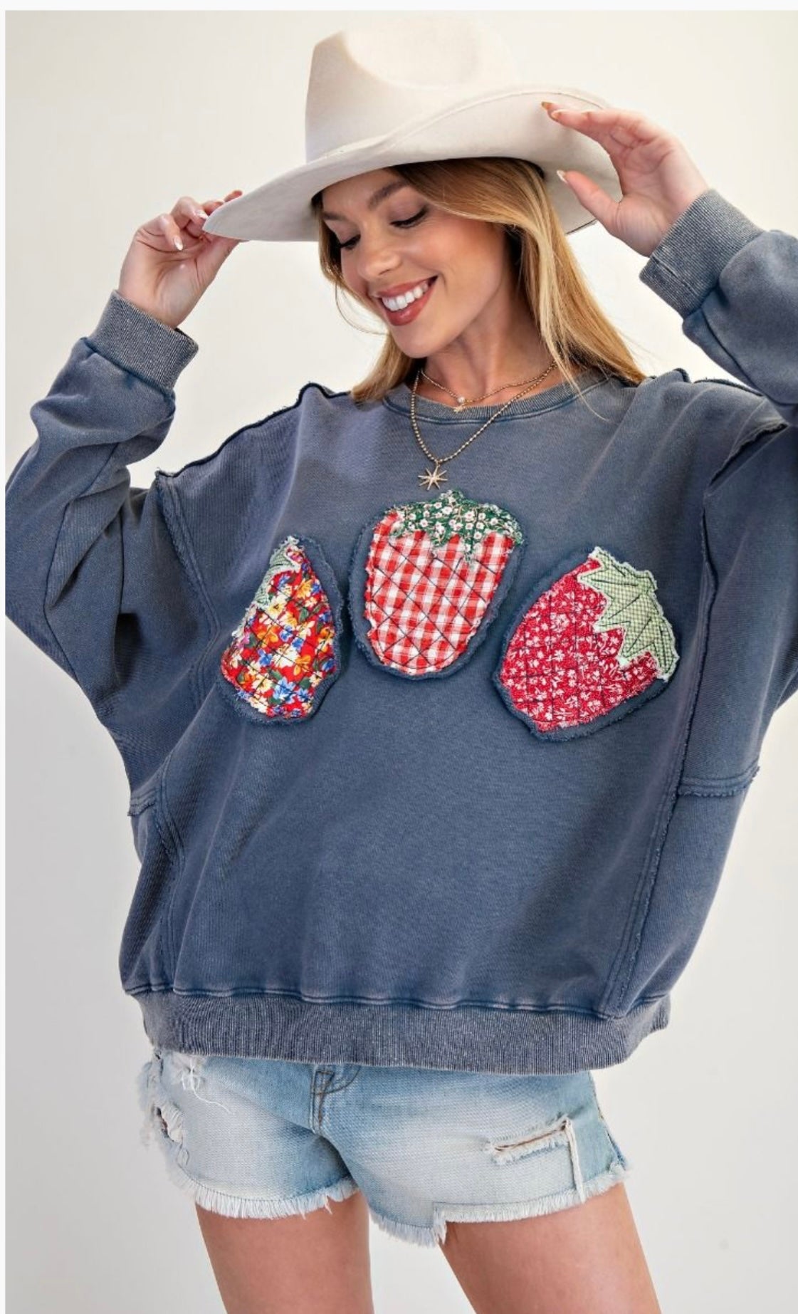Easel Strawberry Sweatshirt
