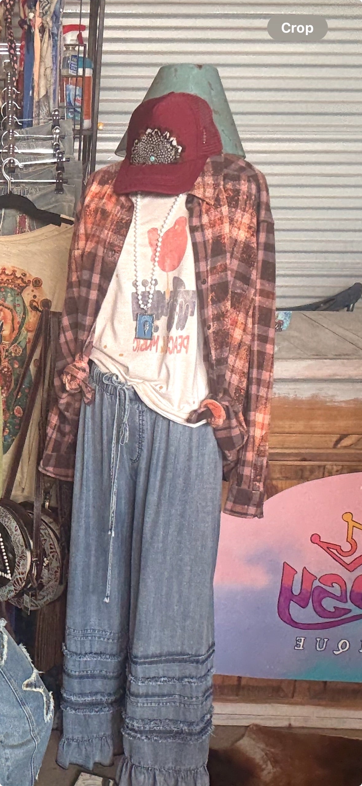 Easel Chambray pants