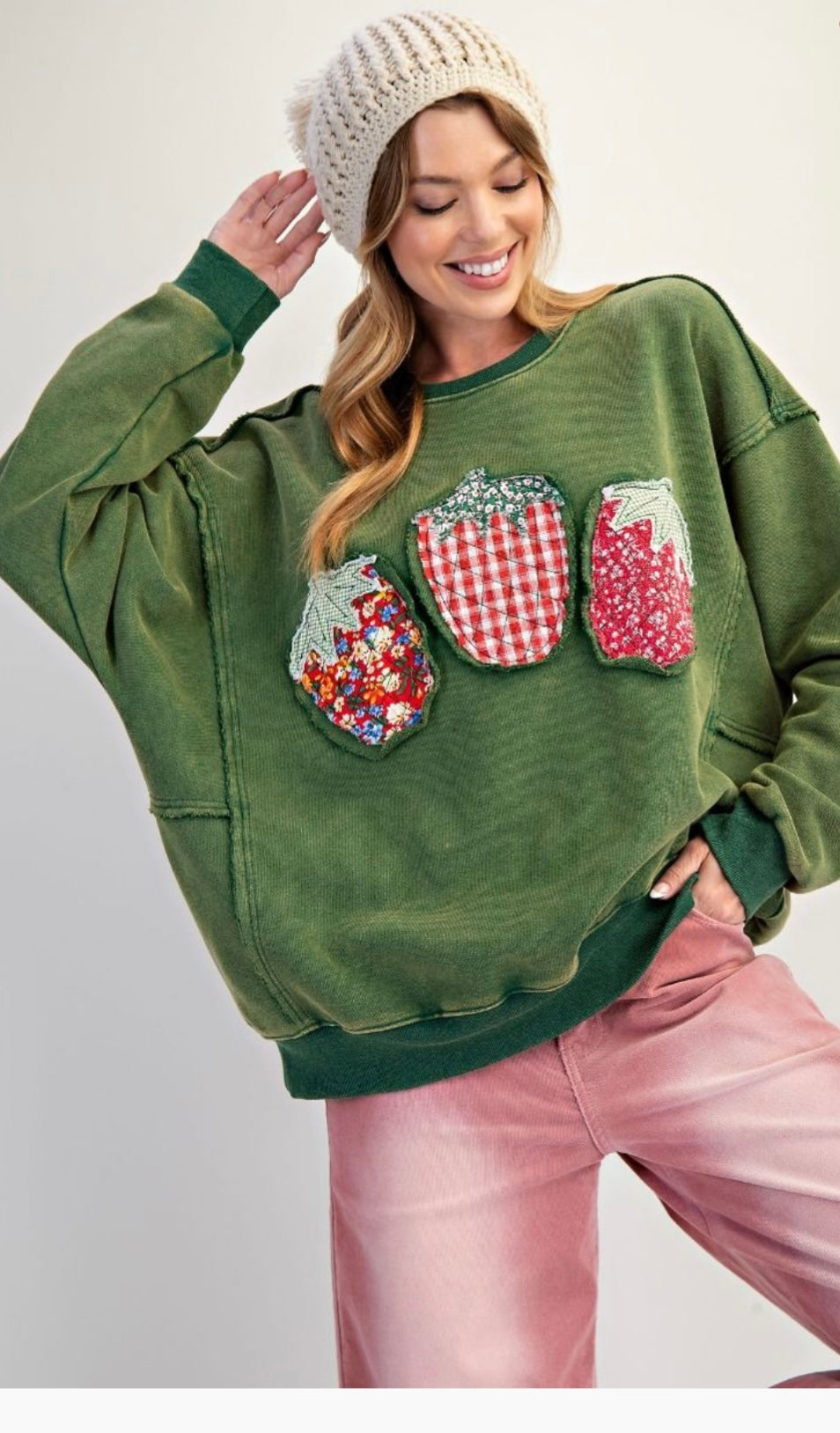 Easel Strawberry Sweatshirt