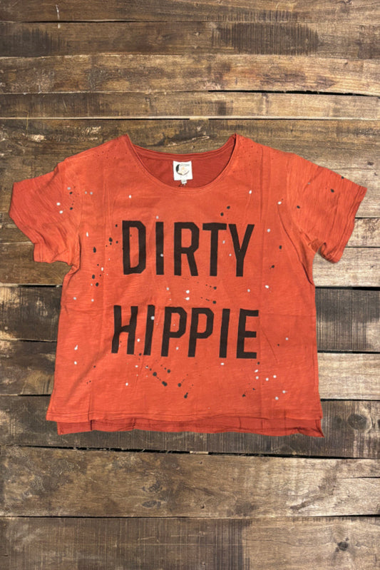 Dirty Hippie Tee - Vintage Rust