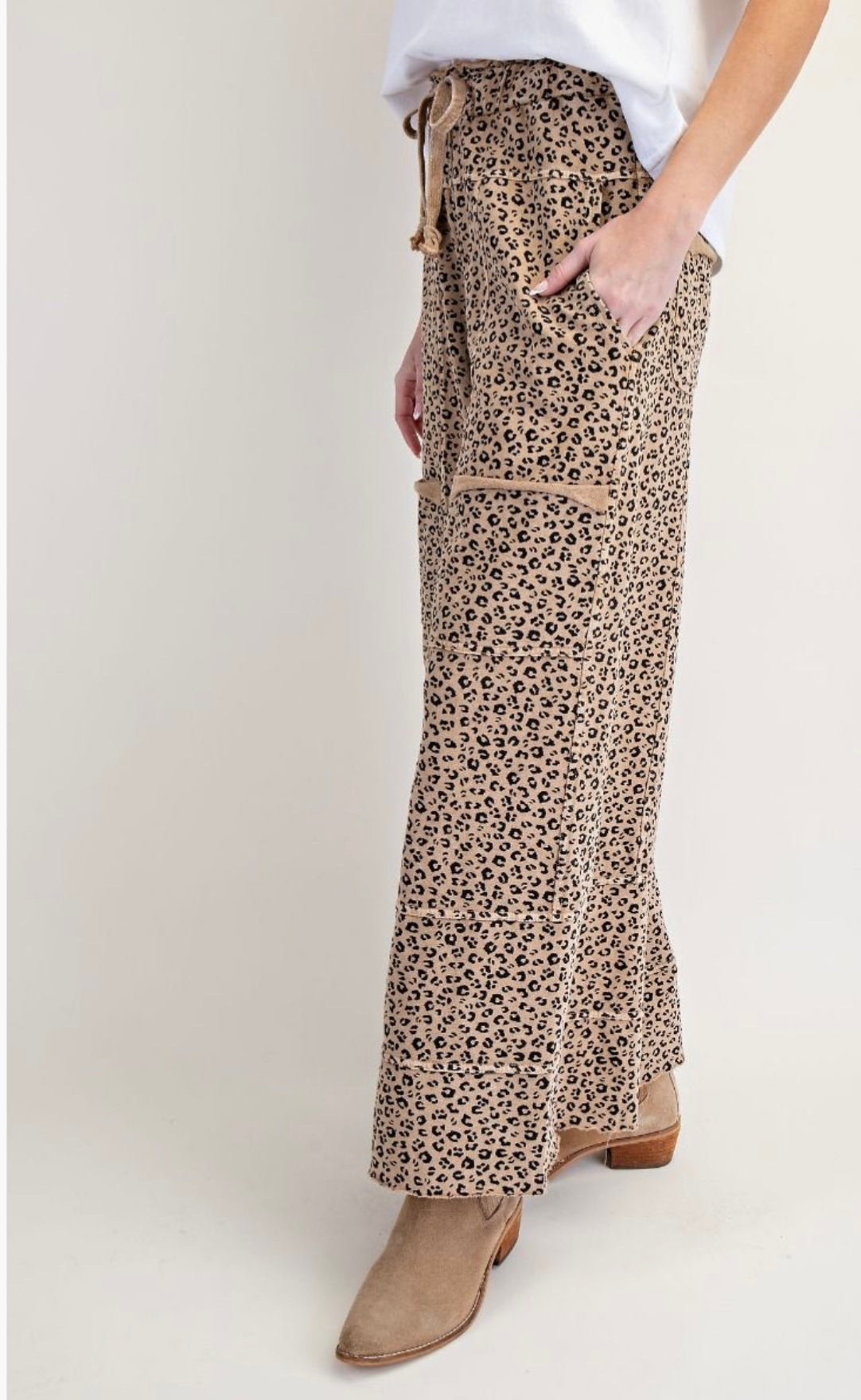 Animal Print Terry pants