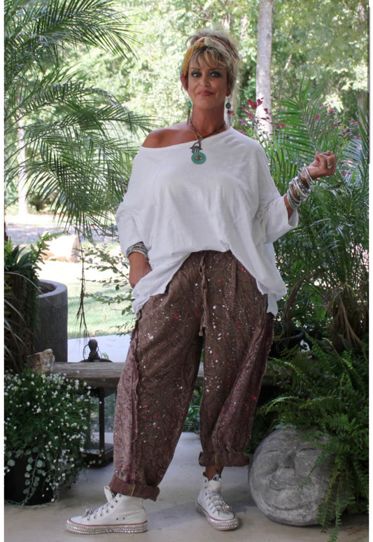 Taking Sides Pants - Sunset