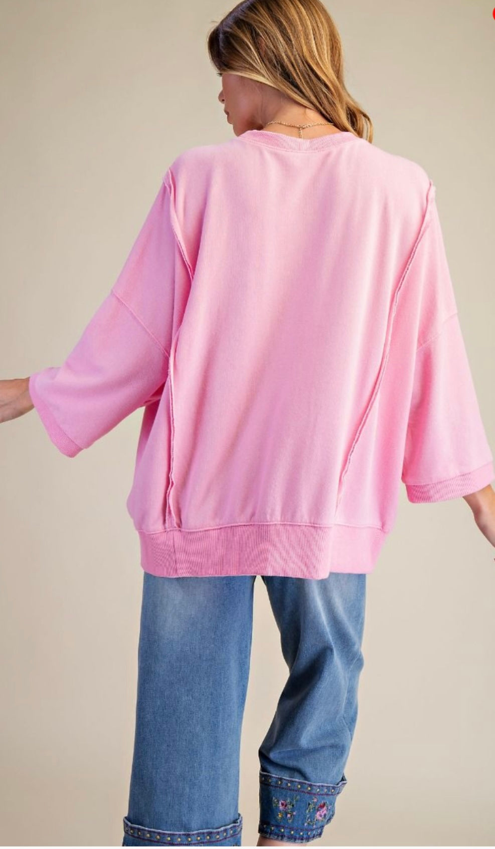 Easel Bubble Gum Pink Bow Shirt