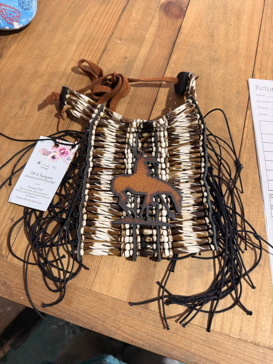 Seasons of Wild Indigo Beaded Chocker